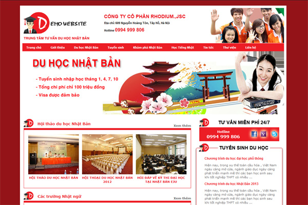 Các chức năng cần có khi thiết kế website du học